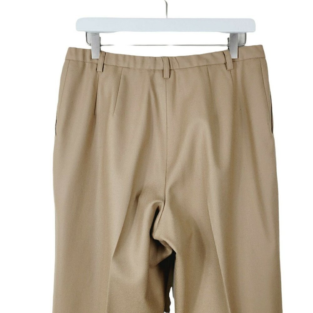 Pendleton Womens Suit Pants Tan Size 10 All Season Wool Flat Front Career Office - Picture 4 of 12